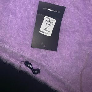 LAVENDER BEL AIR BABE ONE SHOULDER MINI DRESS